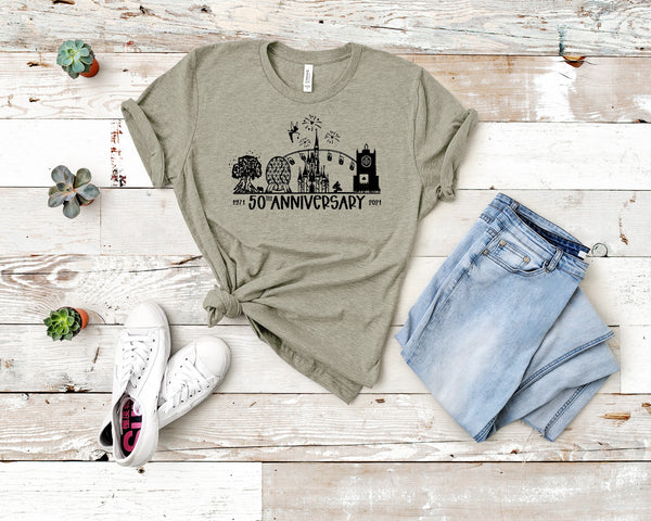 50th Anniversary Celebration, Four Parks with Skyliner Youth/Toddler Unisex Shirt