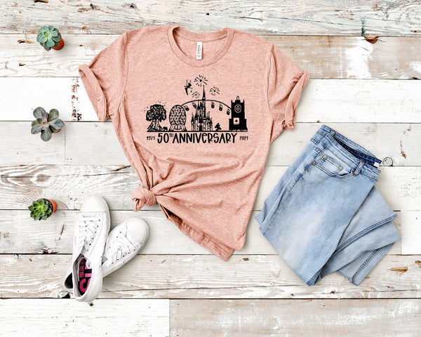 50th Anniversary Celebration, Four Parks with Skyliner Youth/Toddler Unisex Shirt