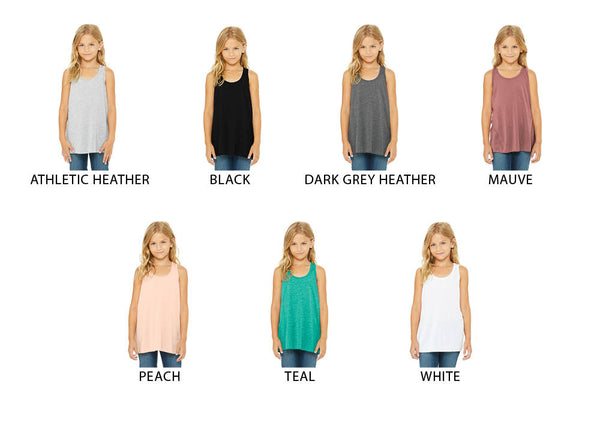 Glow in the Dark Minnie Spiderweb Youth Racerback Tank Top,