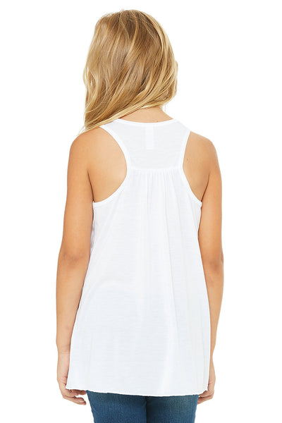 Glow in the Dark Minnie Spiderweb Youth Racerback Tank Top,