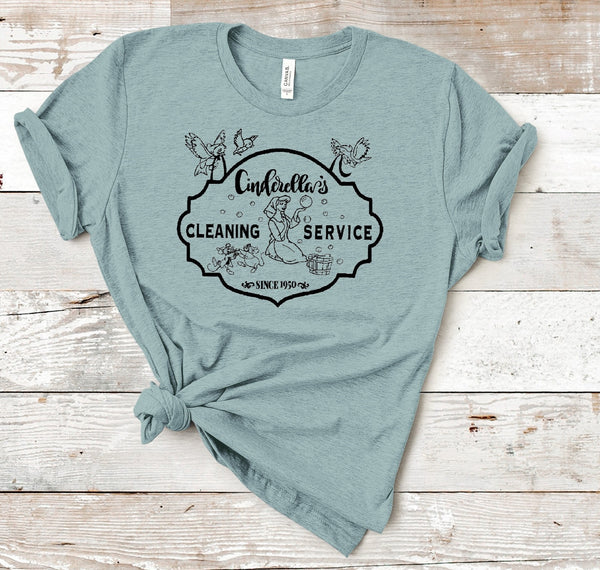 Cinderella Cleaning Service Unisex Youth and Toddler Shirt