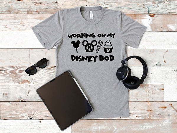 Working on My Disney Bod Men's/Unisex Shirt