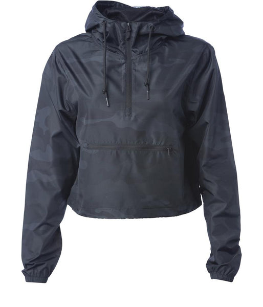 Cropped Lightweight Women's WindBreaker with Pocket