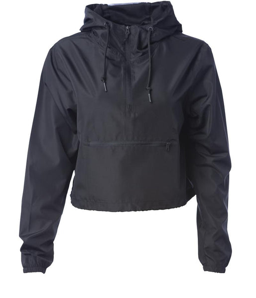 Cropped Lightweight Women's WindBreaker with Pocket
