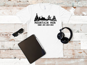 Mountain Man Unisex Shirt~ Space, Splash, Big thunder and Everest Mens/Unisex T Shirt