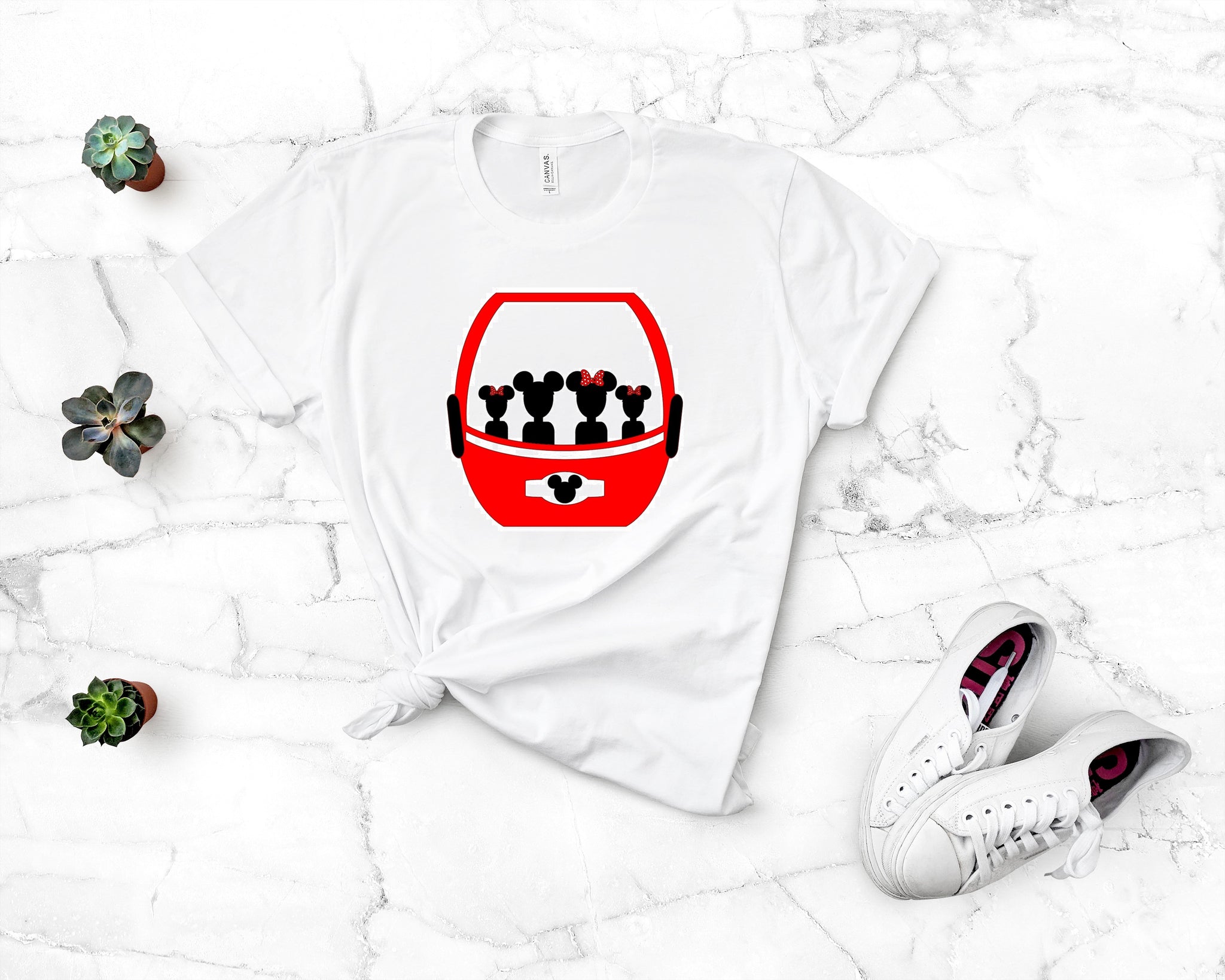 Disney Skyliner Family with Mickey ears Unisex T-Shirt