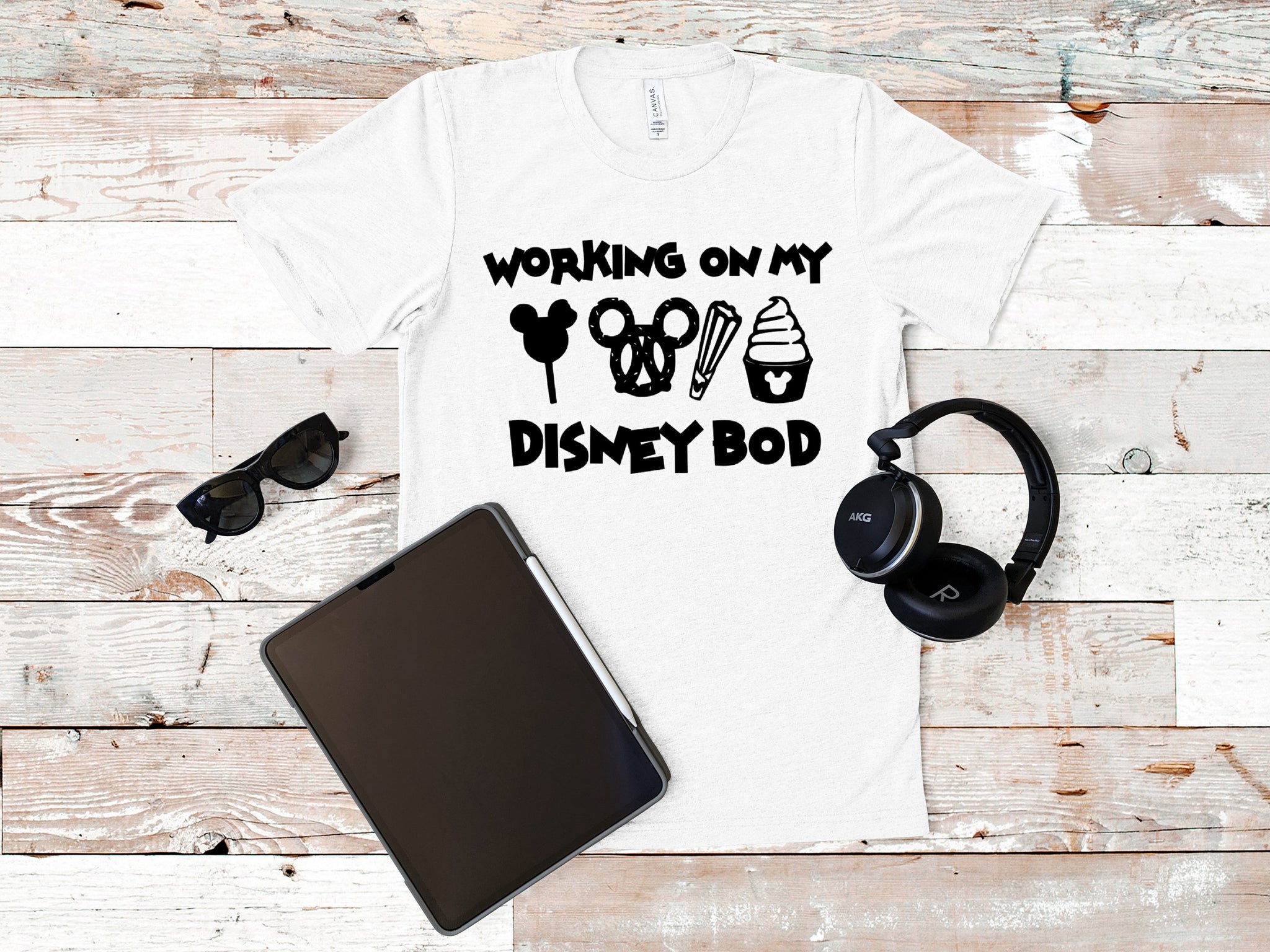 Working on My Disney Bod Men's/Unisex Shirt