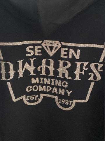 Seven Dwarf Mining Co. Unisex Zipper Sweatshirt with plain or glitter image