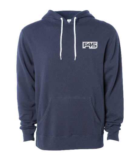 F45 Unisex Medium weight Fitted  Hoodie Sweatshirt