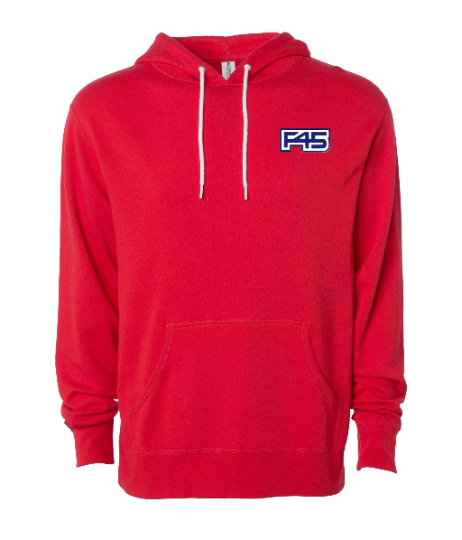 F45 Unisex Medium weight Fitted  Hoodie Sweatshirt