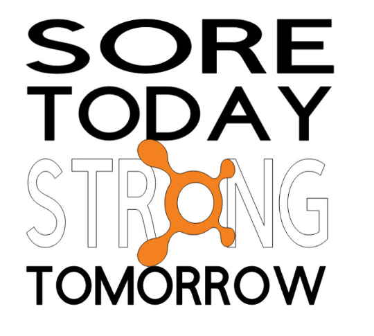 Sore Today Strong Tomorrow Tri -BLend Racerback Tank, Fitness Orange T –  River Remington Design