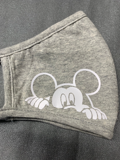 Glow in the Dark Mickey Peeking Mask,