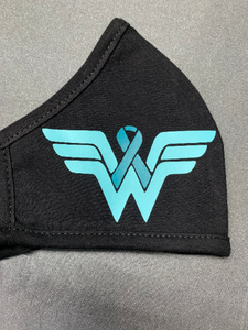 Ovarian Cancer Wonder Woman Mask