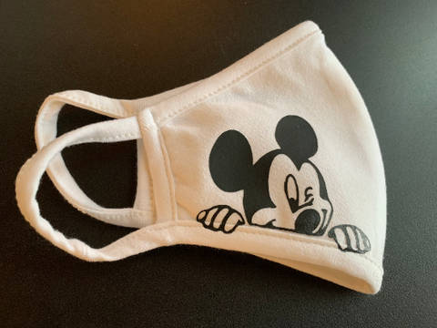 Peeking Mickey winking Mask