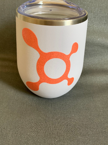 OTF Splat 12 oz Metal Wine Tumbler with Lid and Straw,