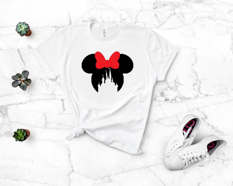 Minnie Ears  Cinderella Castle Cutout Unisex Shirt