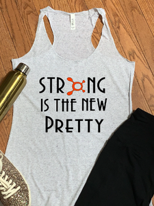 Strong is the New Pretty OTF Racerback Tank Top