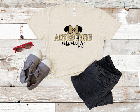Adventure Awaits Minnie Safari Youth/ Toddler T Shirt