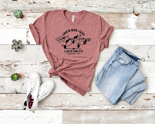 Jaq and Gus-Gus Locksmith Unisex T Shirt