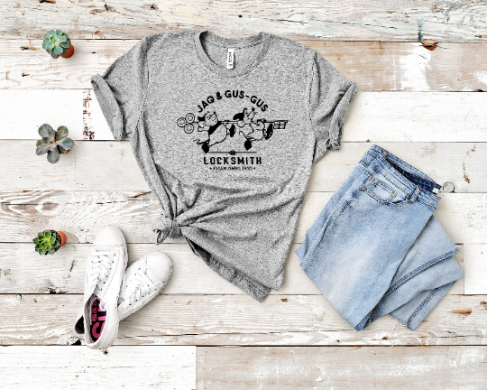 Jaq and Gus-Gus Locksmith Unisex T Shirt