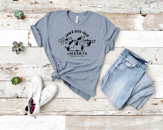 Jaq and Gus-Gus Locksmith Unisex T Shirt