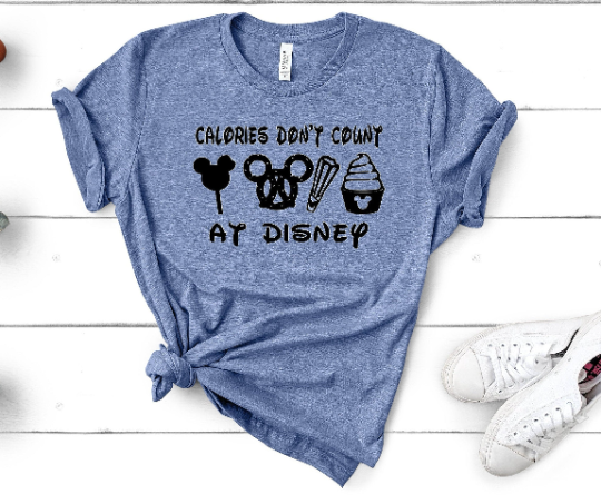 Calories Don't count at Disney  Unisex Shirt