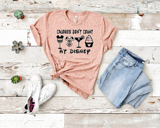 Calories Don't count at Disney  Unisex Shirt