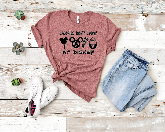 Calories Don't count at Disney  Unisex Shirt