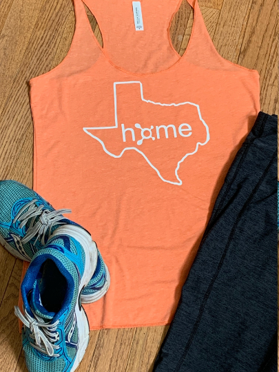 Home State Shirt with OTF Splat, Tri -Bend  or Flowy Racerback Tank