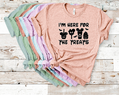 I'm Here for The Treats Halloween Mickey Unisex T-Shirt