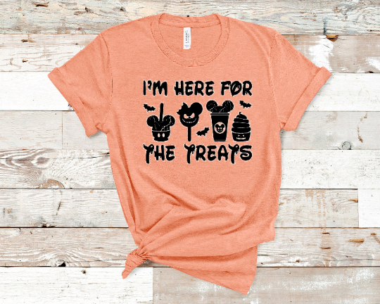 I'm Here for The Treats Halloween Mickey Unisex T-Shirt
