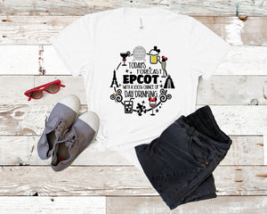 Today's Forecast~ Epcot with 100% Chance of Day Drinking Unisex T-shirt