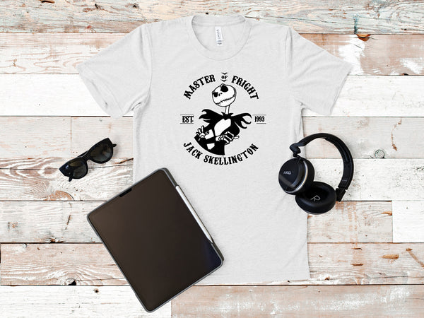 Master of Fright Jack Skellington Nightmare before Christmas Unisex T-Shirt