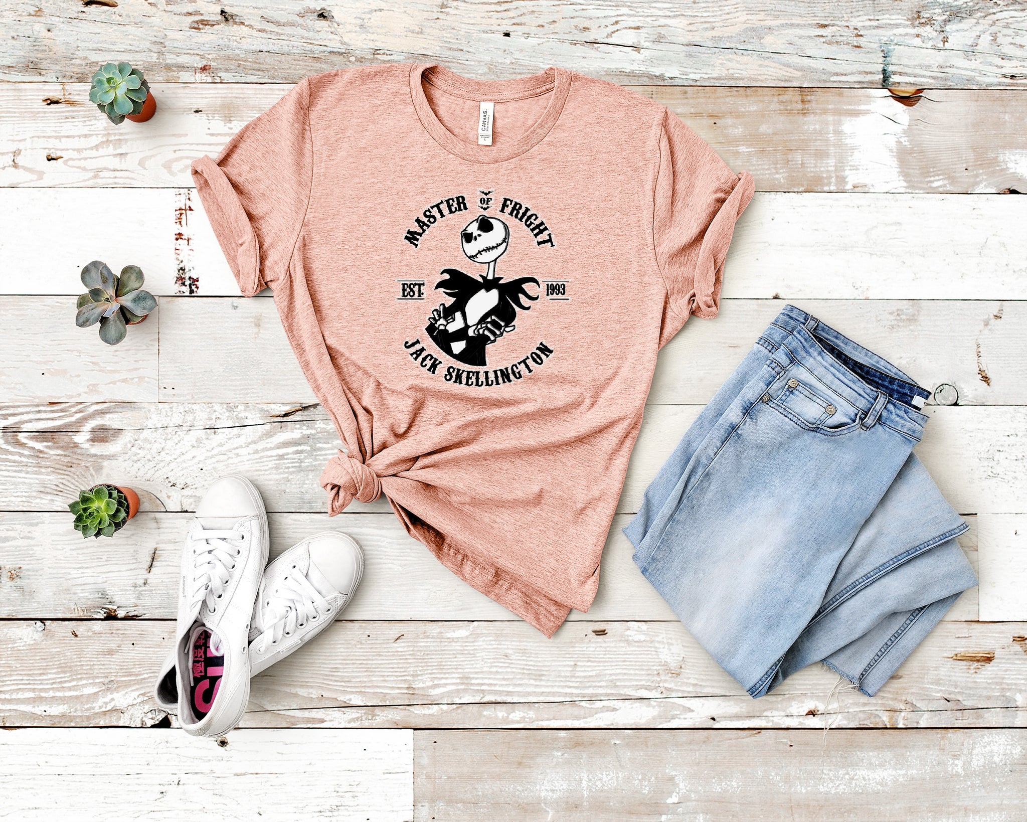 Master of Fright Jack Skellington Nightmare before Christmas Unisex & Women's T-Shirt