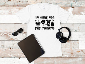 I'm Here for The Treats Halloween Mickey Unisex Youth, Toddler and Baby One piece